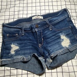 HOLLISTER Distressed Jean Shorts